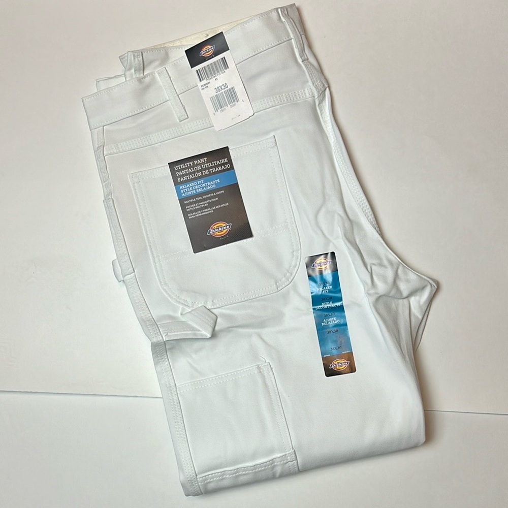 ⭐️ Dickies White Utility Pant Jeans 38x30